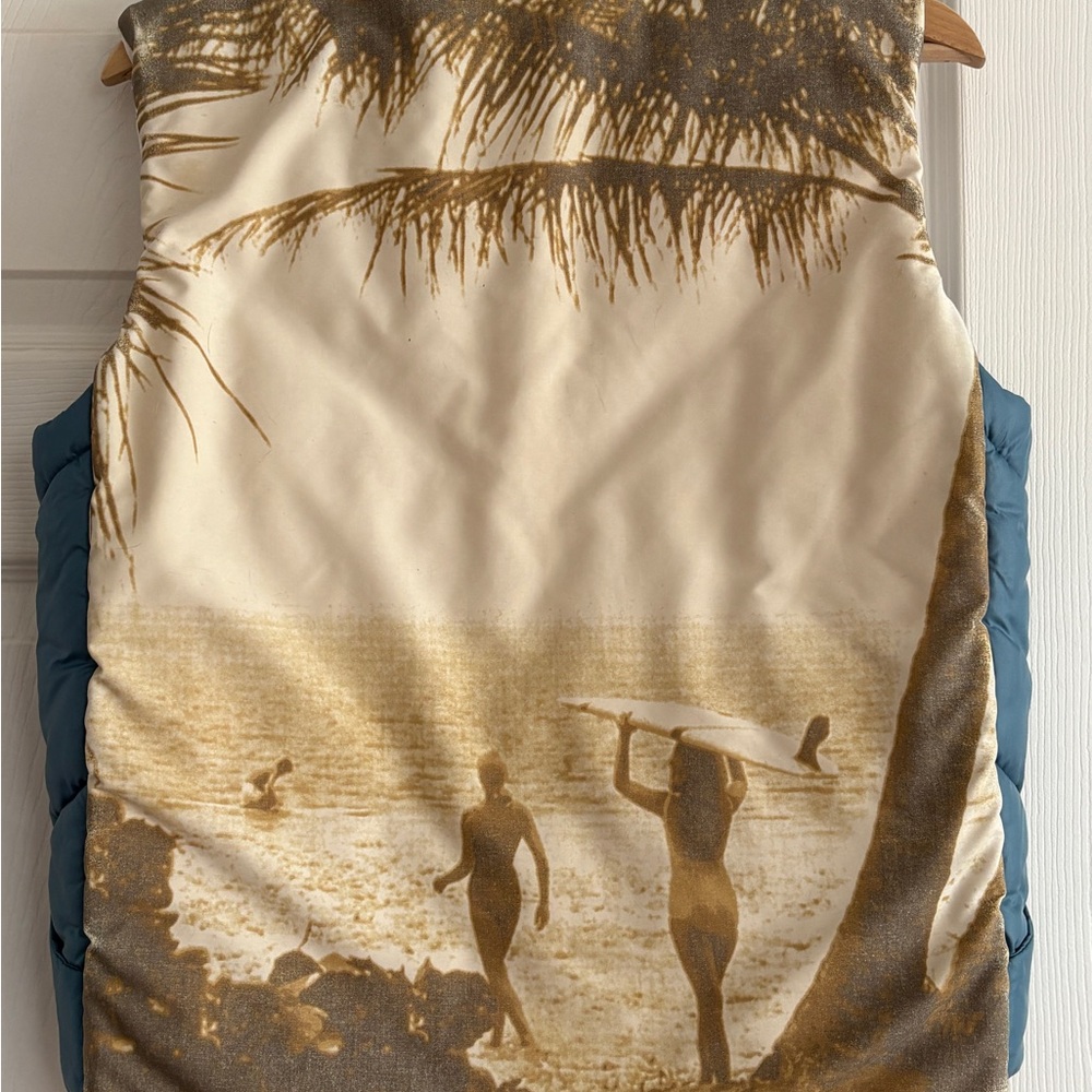 lululemon athletica Blue and Beige Vest